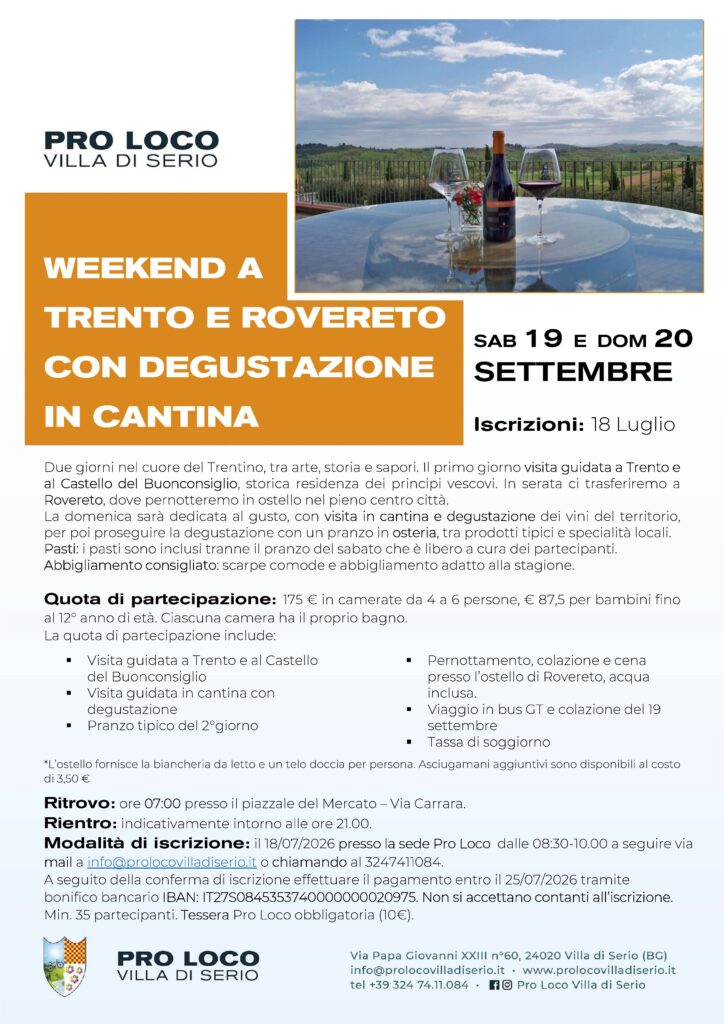 WEEKEND TRENTO E ROVERETO CON DEGUSTAZIONE IN CANTINA